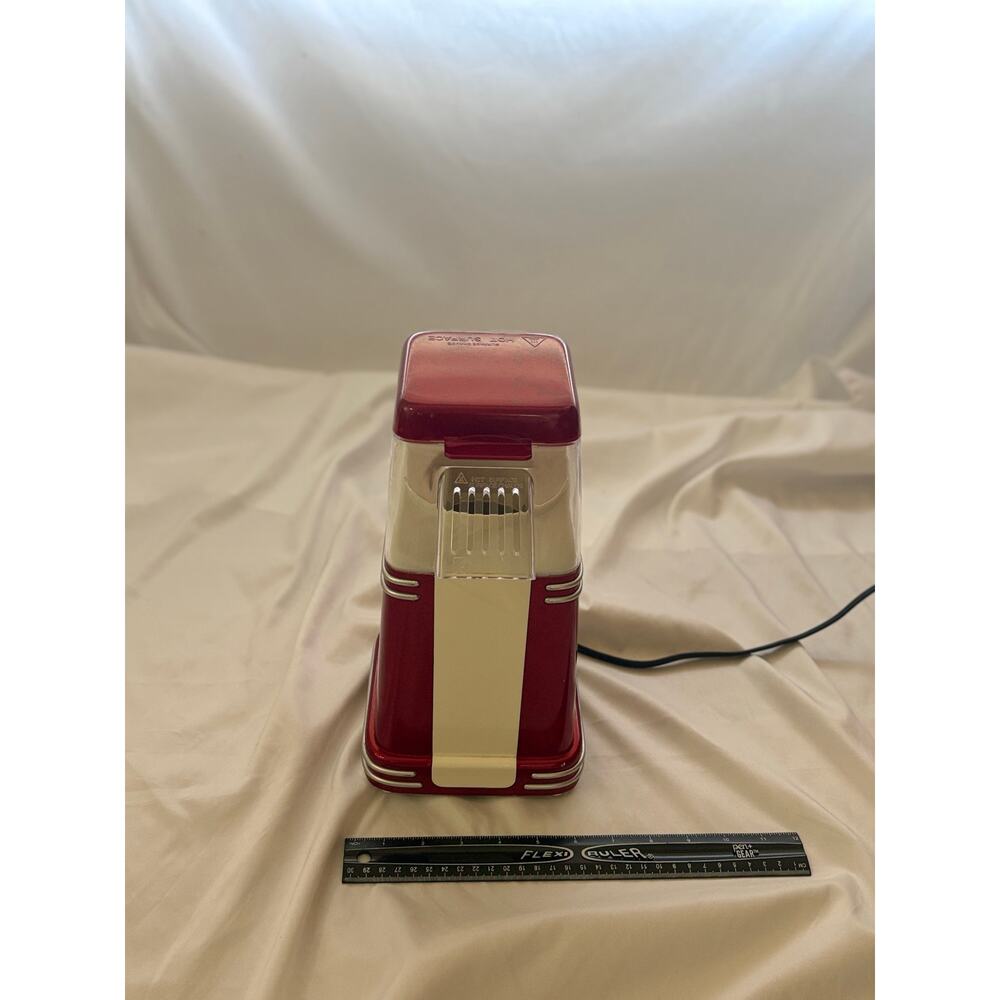 Nostalgia Electrics Mini Retro Popcorn Maker RHP310 Red Hot Air Popper 1950s